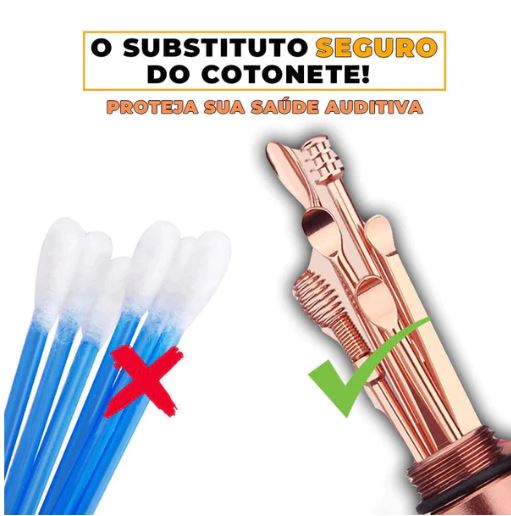 [Pague 3 leve 6] Kit Limpeza de ouvido ClearPro™